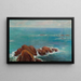 Rocks at Belle-Île - Władysław Ślewiński — framed artwork on a wall