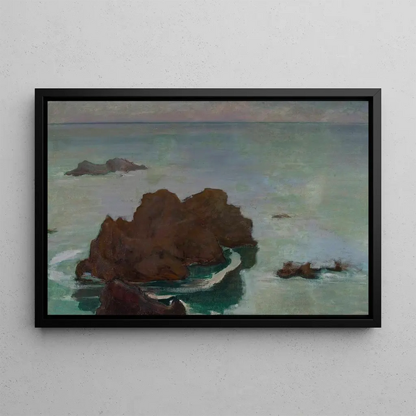 Rocky Island - Władysław Ślewiński — framed artwork on a wall