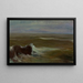 Rough Sea - Władysław Ślewiński — framed artwork on a wall