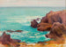 Ocean painting with white waves - Władysław Ślewiński — artwork view