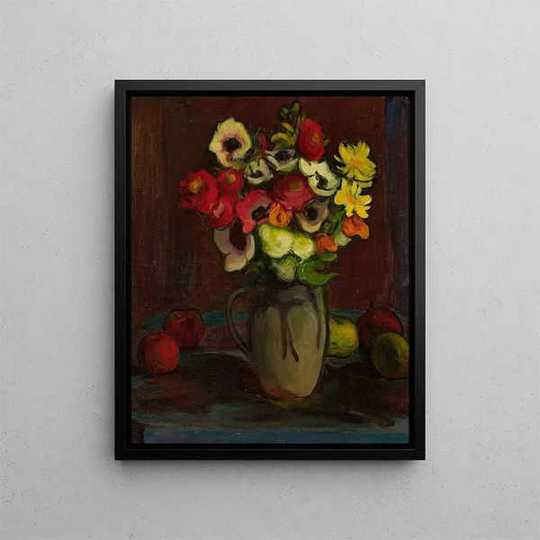 Nature morte - Władysław Ślewiński — framed artwork on a wall
