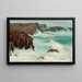 The Sea in Brittany - Władysław Ślewiński — framed artwork on a wall