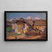 Fragment de mur et un garçon - Władysław Ślewiński — framed artwork on a wall
