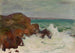 Waves in a Rocky Bay - Władysław Ślewiński — artwork view