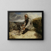 Mason of stone - Władysław Łuszczkiewicz — framed artwork on a wall