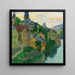 Waidhofen an der Ybbs - Carl Moll — framed artwork on a wall