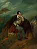 Portrait of Adam Mickiewicz on the Rock of Judah - Walenty Wańkowicz — artwork view