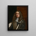 Portrait of a Man - Wallerant Vaillant — framed artwork on a wall