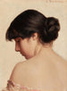 Woman with Updo Hair - Walter Blackman — artwork view