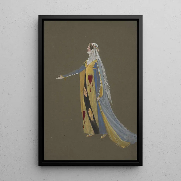 Costume Design - Walter Crane — framed artwork on a wall