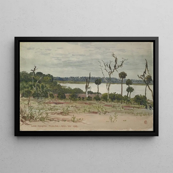Lac Apopka Floride - Walter Crane — framed artwork on a wall