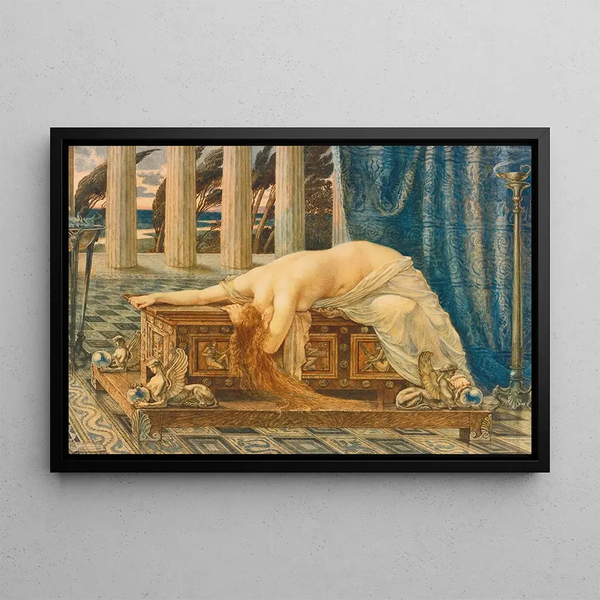 Pandore - Walter Crane — framed artwork on a wall