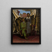 Father and Mother - Walter Ellison — framed artwork on a wall