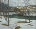 River Under Snow - Walter Elmer Schofield — artwork view