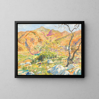 Canyon de Tujunga - Walter Elmer Schofield — framed artwork on a wall