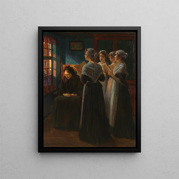 La Sérénade - Walter Firle — framed artwork on a wall