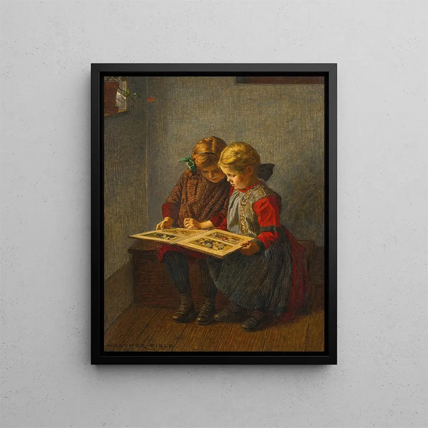 The Fairy Tale - Walter Firle — framed artwork on a wall