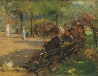 Dans le parc St Stephen's Green - Walter Frederick Osborne — artwork view