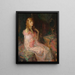 The Pink Dress - Walter G. Ratterman — framed artwork on a wall