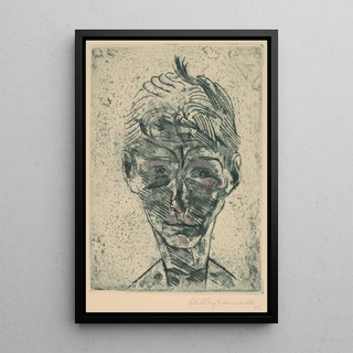 Walter Gramatt - Bust of a Young Man Selfportrait Knabenkopf Selbstportrt.webp