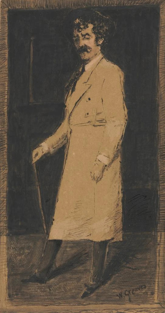 James McNeill Whistler - Walter Greaves — framed artwork on a wall