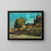 Carcassonne - Walter Griffin — framed artwork on a wall