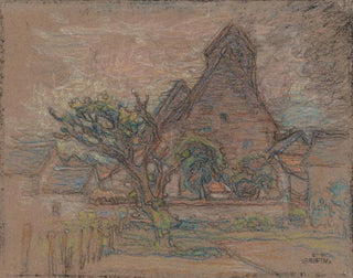 In a French village - Walter Griffin — artwork view