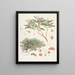Les Rhododendrons du Sikkim-Himalaya Pl26 - Walter Hood Fitch — framed artwork on a wall