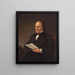 Jean Louis Rodolphe Agassiz - Walter Ingalls — framed artwork on a wall