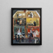 Cross-section of a house - Walter Kurt Wiemken — framed artwork on a wall