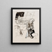 La femme du pendu - Walter Kurt Wiemken — framed artwork on a wall