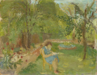 Girl in the Garden - Walter Kurt Wiemken — artwork view