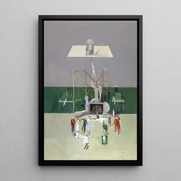 Life - Walter Kurt Wiemken — framed artwork on a wall