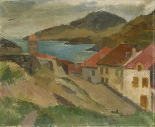 View from Fort Miradou in Collioure - Walter Kurt Wiemken — artwork view