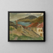 View from Fort Miradou in Collioure - Walter Kurt Wiemken — framed artwork on a wall