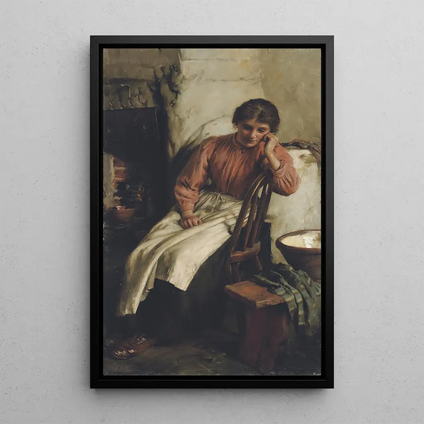 Reverie - Walter Langley — framed artwork on a wall