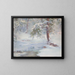 An Winter Idyll - Walter Launt Palmer — framed artwork on a wall
