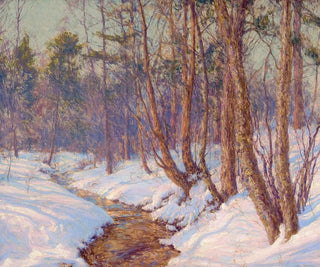 Mountain Stream Painting in the Mohawk Valley - Walter Launt Palmer — artwork view