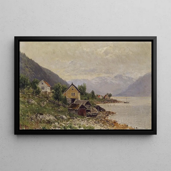 Moulins à eau à Stolpedal - Walter Moras — framed artwork on a wall