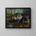 The Metro - Walter Pach — framed artwork on a wall