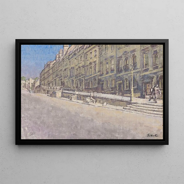 Belmont Lansdown Road Bath - Walter Richard Sickert — framed artwork on a wall