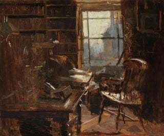 L'Étude de Charles Bradlaugh - Walter Richard Sickert — artwork view