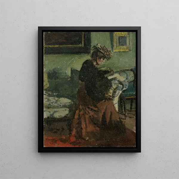 Monday of Easter Hélène Daurmont - Walter Richard Sickert — framed artwork on a wall