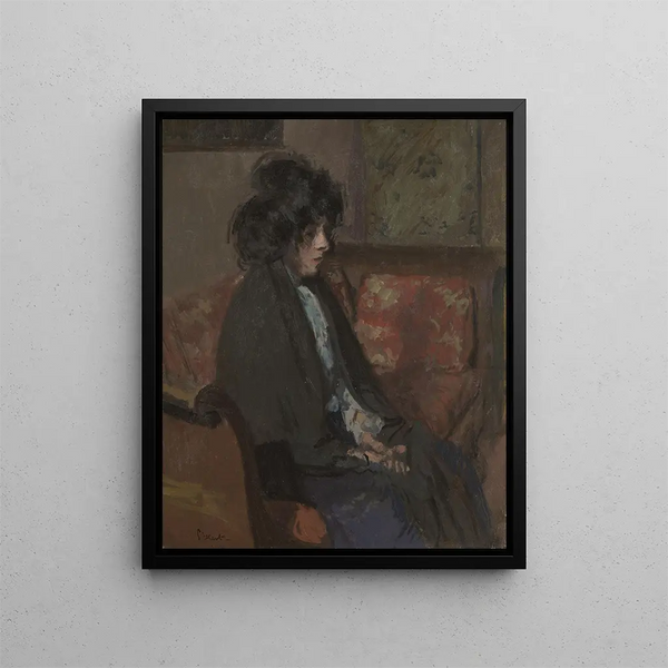 La Giuseppina - Walter Richard Sickert — framed artwork on a wall
