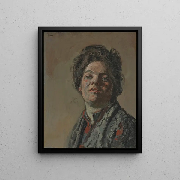 La Jolie Vénitienne - Walter Richard Sickert — framed artwork on a wall