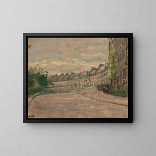 Crescent Lansdown à Bath - Walter Richard Sickert — framed artwork on a wall