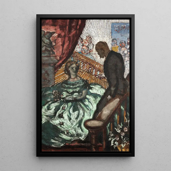 Romeo and Juliet - Walter Richard Sickert — framed artwork on a wall