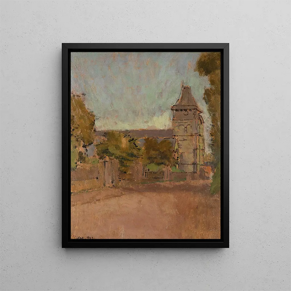 Sainte Marguerite sur Mer - Walter Richard Sickert — framed artwork on a wall