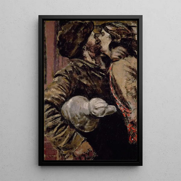 Le Mineur - Walter Richard Sickert — framed artwork on a wall
