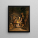 At the Fireplace Corner - Walter Shirlaw — framed artwork on a wall